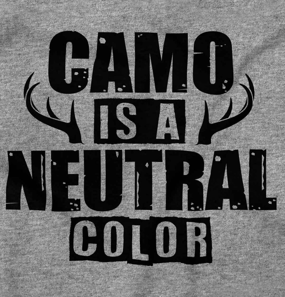 Camo Is A Neutral Color Romper Bodysuit-Direct To Garment Print-Brisco Baby