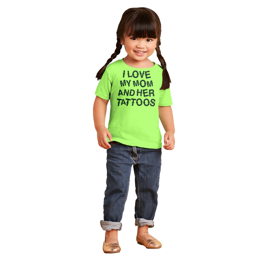 Mom's Tattoos Infant Toddler T Shirt-Direct To Garment Print-Brisco Baby
