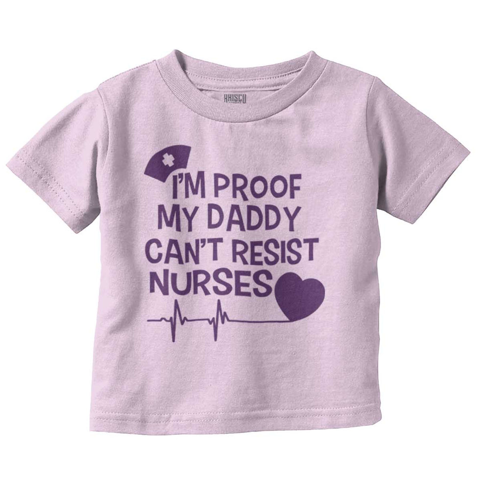 Can't Resist Nurses Infant Toddler T Shirt-Direct To Garment Print-Brisco Baby