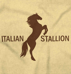 Italian Stallion Romper Bodysuit-Direct To Garment Print-Brisco Baby
