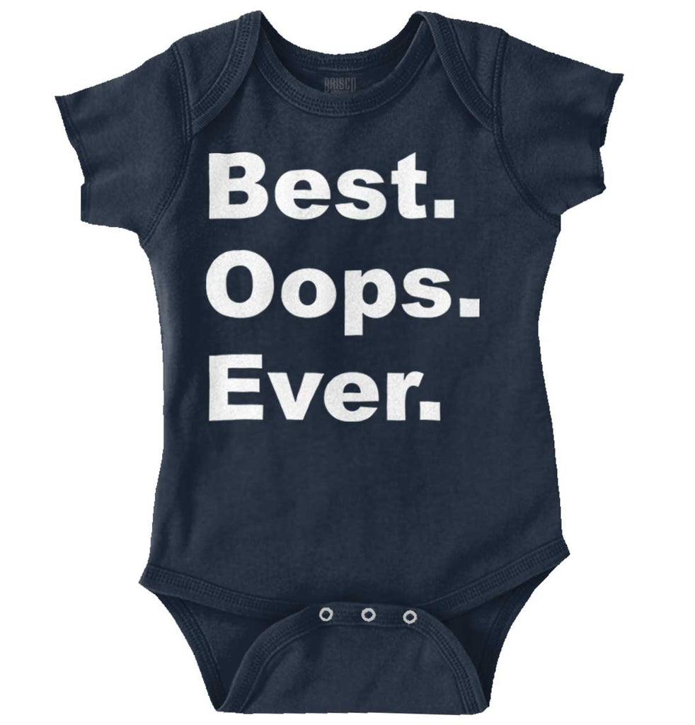Best Oops Ever Romper Bodysuit-Direct To Garment Print-Brisco Baby