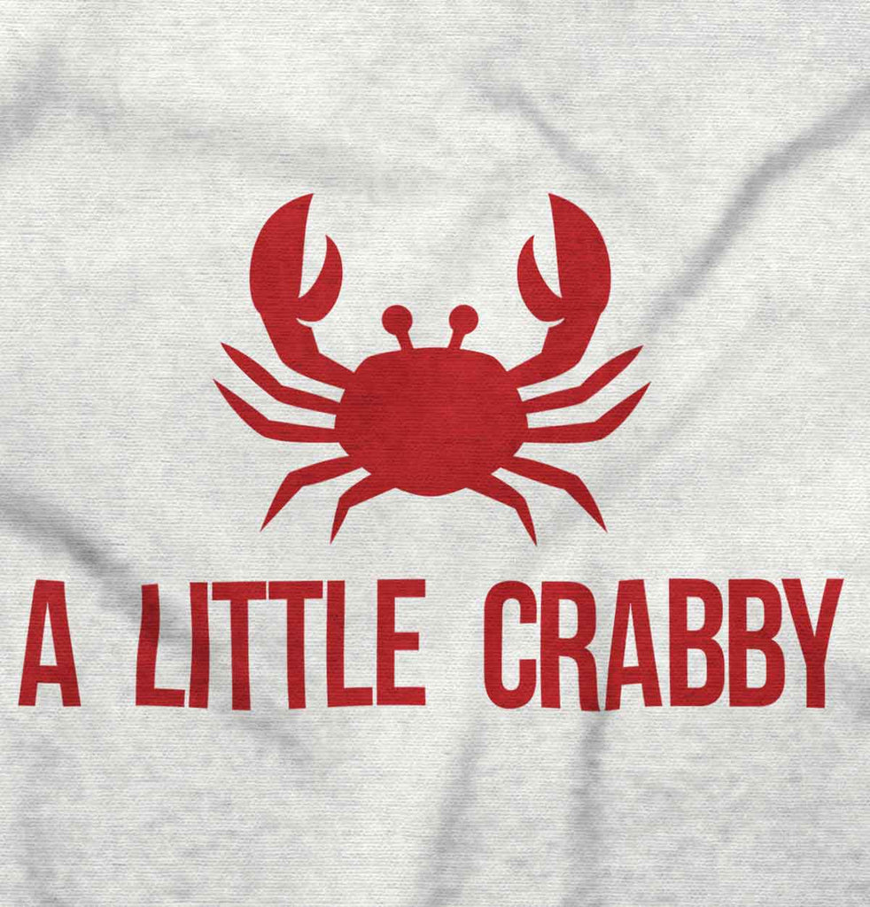 A Little Crabby Infant Baby Bib-Direct To Garment Print-Brisco Baby