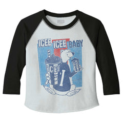 Polar Icee Baby Toddler Baseball-Direct To Garment Print-Brisco Baby