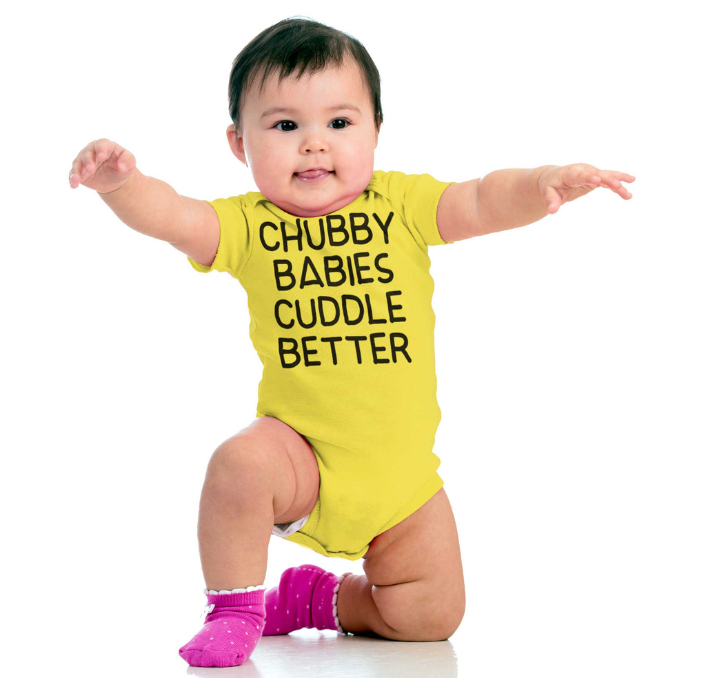 Chubby Babies Romper Bodysuit-Direct To Garment Print-Brisco Baby