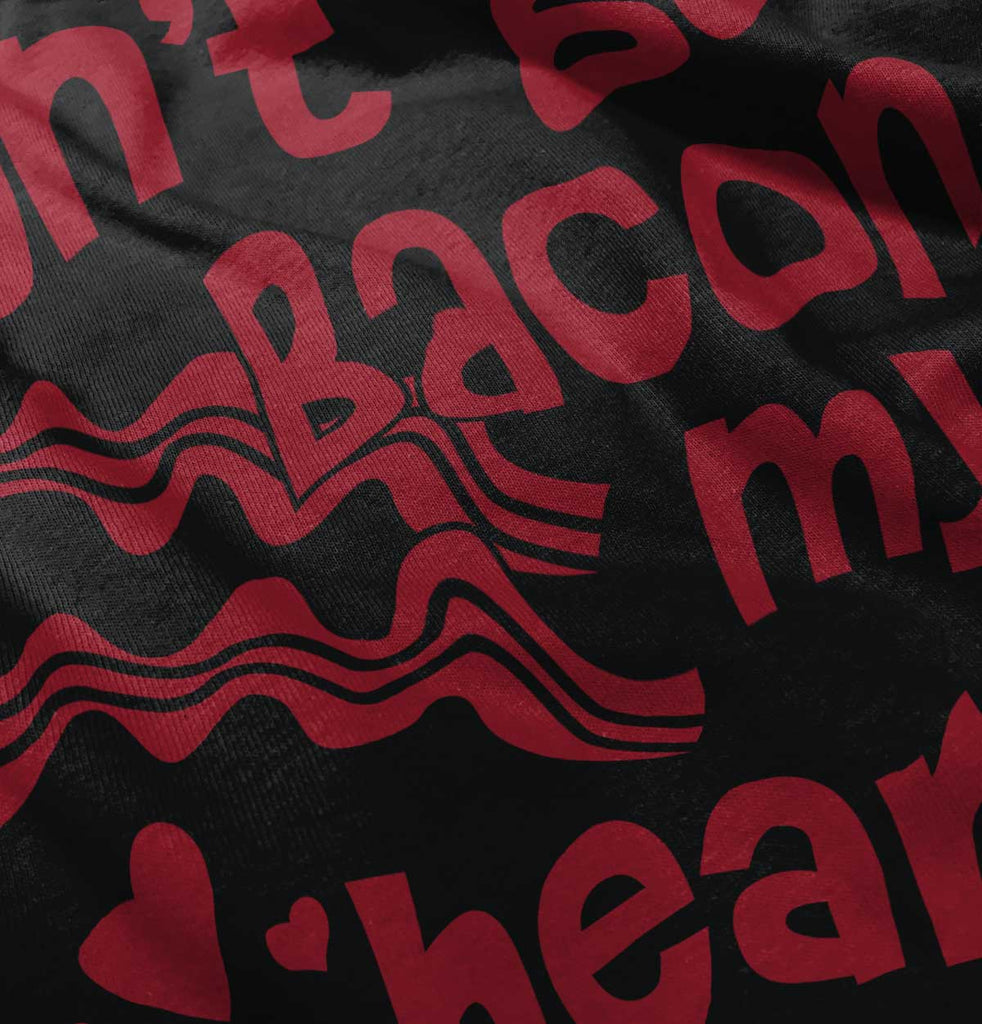 Don't Bacon my Heart Romper Bodysuit-Direct To Garment Print-Brisco Baby