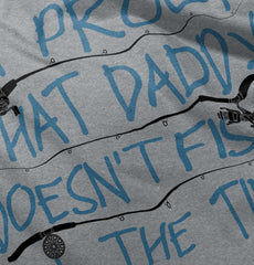 Fish All The Time Toddler Football Jersey Tee-Direct To Garment Print-Brisco Baby