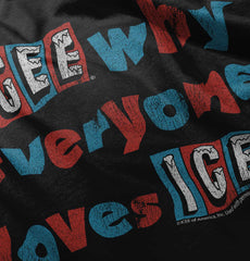 Everyone Loves Icee Toddler Ruffle Bottom Tee-Direct To Garment Print-Brisco Baby