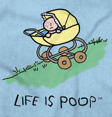 Downhill Stroller Infant Toddler T Shirt-Direct To Garment Print-Brisco Baby