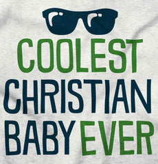 Coolest Christian Baby Romper Bodysuit-Direct To Garment Print-Brisco Baby