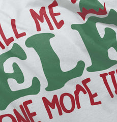 Call Me Elf Romper Bodysuit-Direct To Garment Print-Brisco Baby