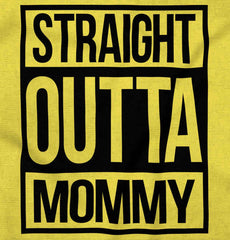 Straight Outta Mommy Romper Bodysuit-Direct To Garment Print-Brisco Baby