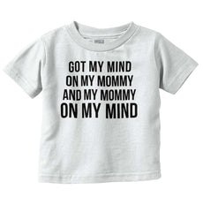 Mind On Mommy Infant Toddler T Shirt-Direct To Garment Print-Brisco Baby