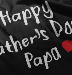Happy Fathers Day Papa Romper Bodysuit-Direct To Garment Print-Brisco Baby