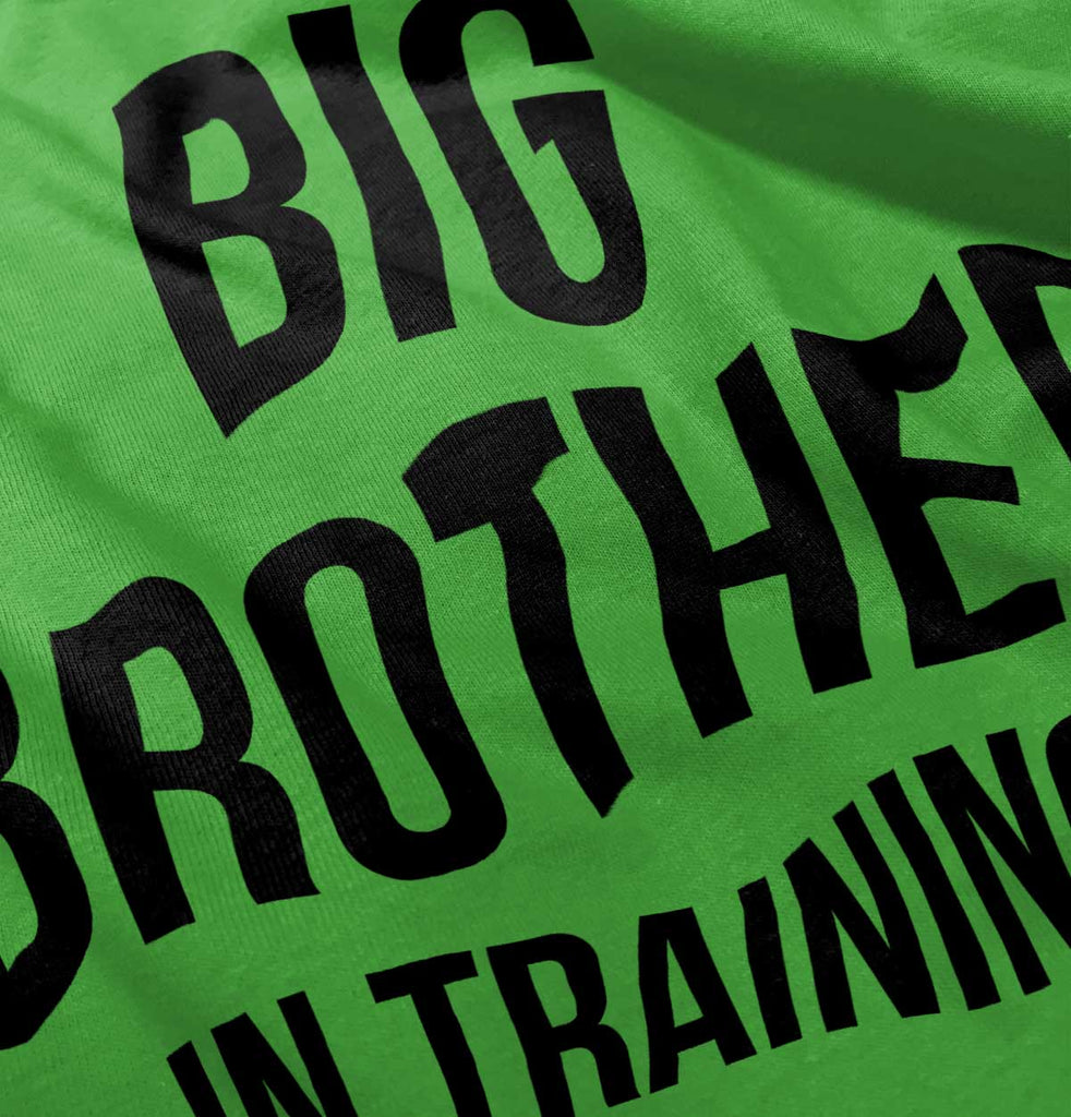 Big Brother In Training Romper Bodysuit-Direct To Garment Print-Brisco Baby