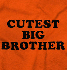 Cutest Big Brother Romper-Direct To Garment Print-Brisco Baby