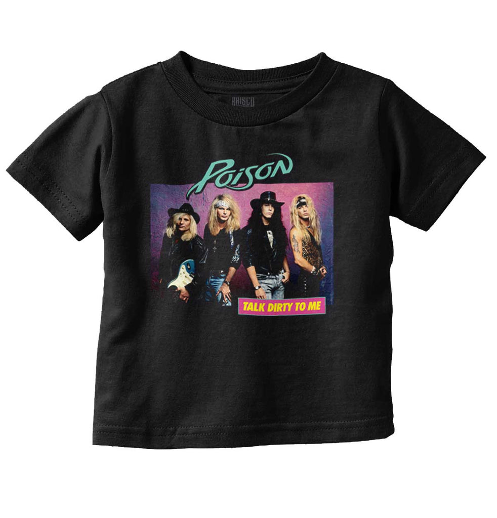 Talk Dirty To Me Infant Toddler T Shirt-Direct To Garment Print-Brisco Baby
