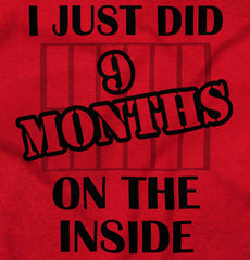 9 Months On The Inside Toddler Pullover Hoodie-Direct To Garment Print-Brisco Baby