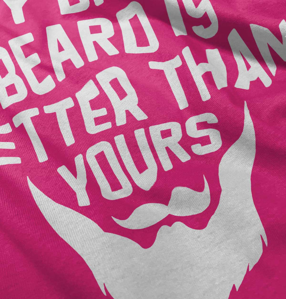 Dad's Beard Toddler Ruffle Bottom Tee-Direct To Garment Print-Brisco Baby