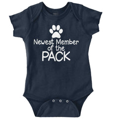 Member of the Pack Romper Bodysuit-Direct To Garment Print-Brisco Baby