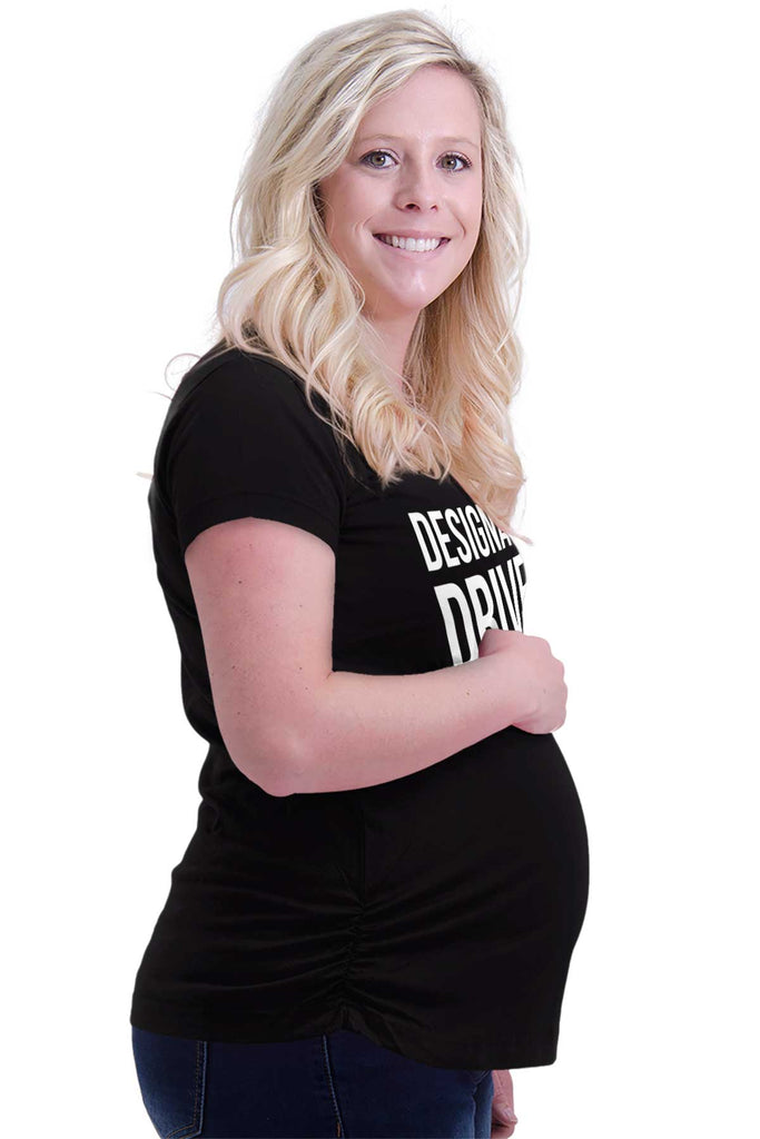 Designated Driver Maternity T-Shirt-Direct To Garment Print-Brisco Baby