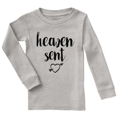 Heaven Sent Solid Baby Pajama Top-Direct To Garment Print-Brisco Baby
