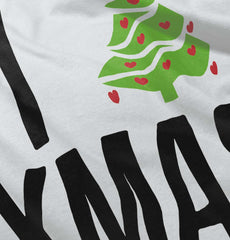 I Love Xmas Infant Baby Bib-Direct To Garment Print-Brisco Baby