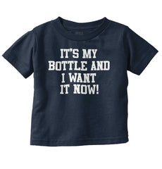 I Want It Now Infant Toddler T Shirt-Direct To Garment Print-Brisco Baby
