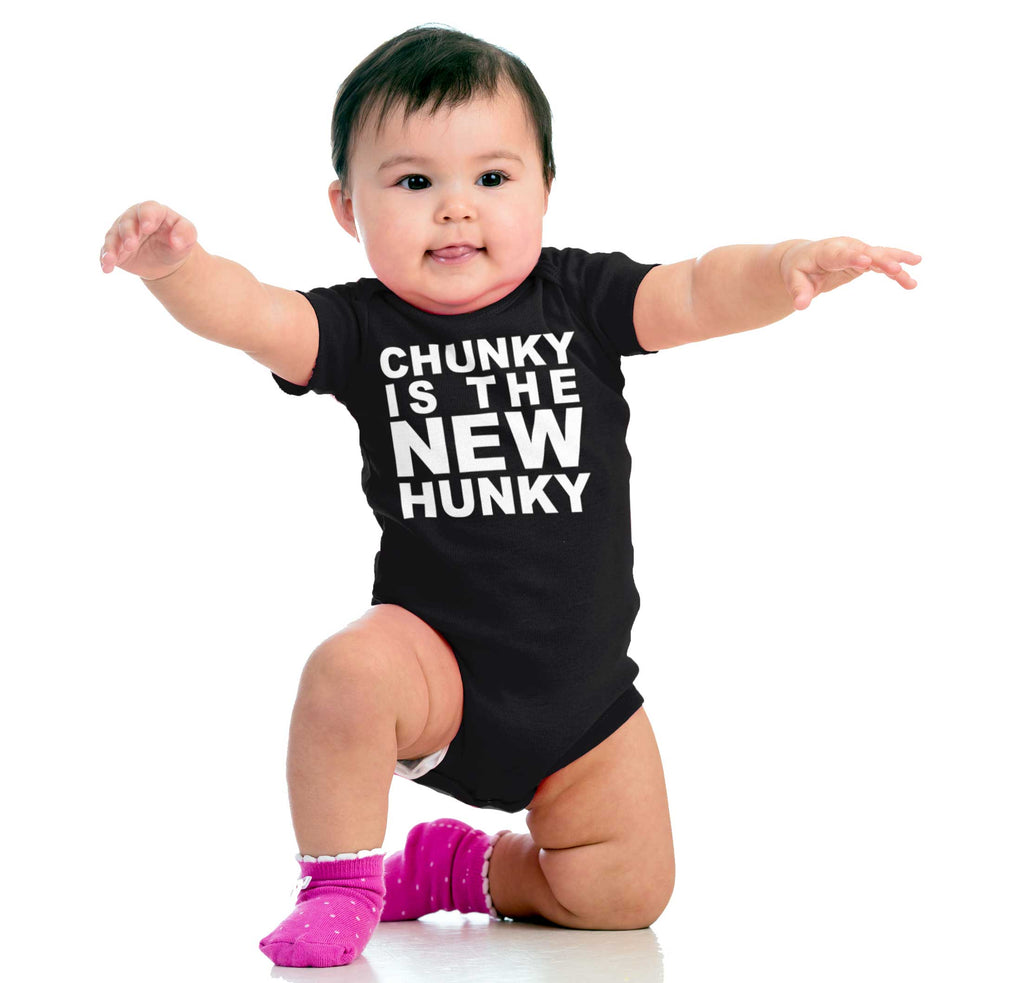 New Hunky Romper Bodysuit-Direct To Garment Print-Brisco Baby