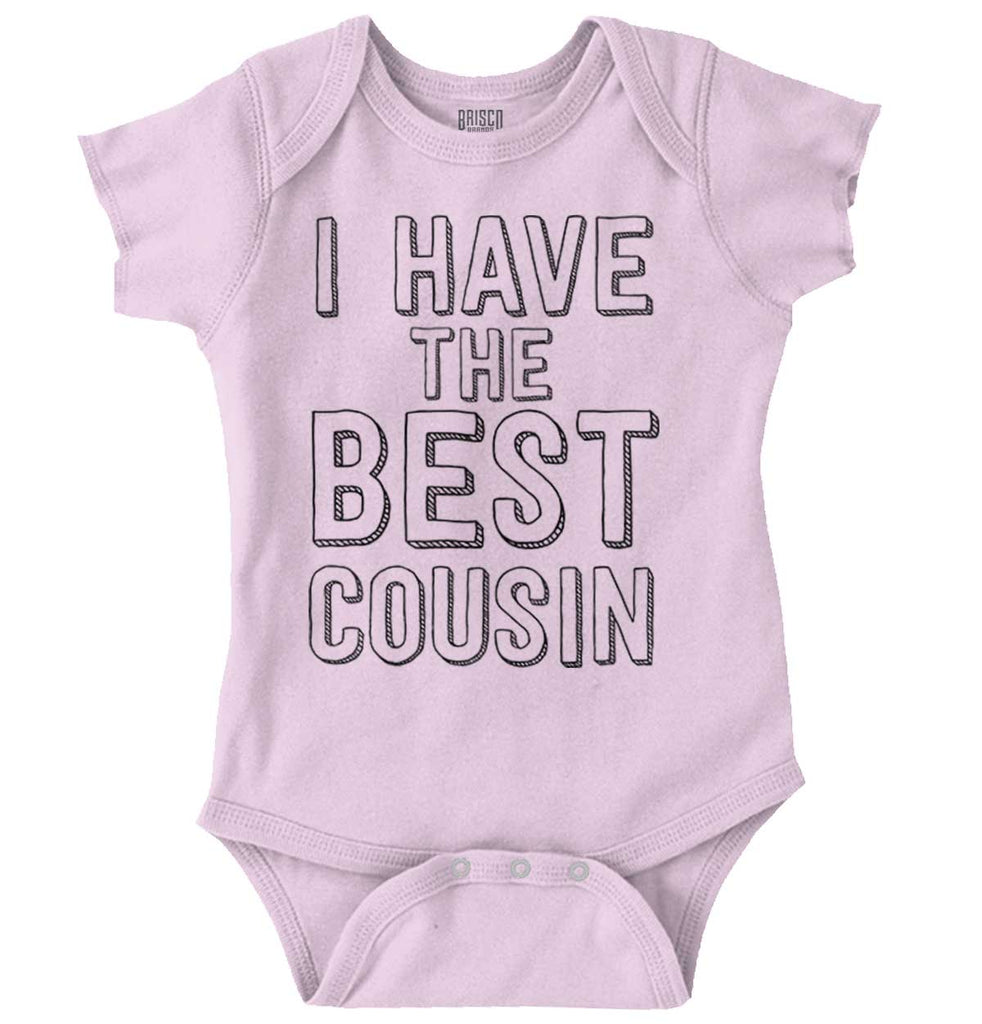 Best Cousin Romper Bodysuit-Direct To Garment Print-Brisco Baby
