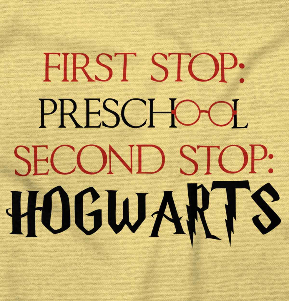 Preschool Hogwarts Infant Toddler T Shirt-Direct To Garment Print-Brisco Baby