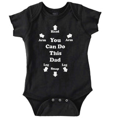 You Can Do This Romper Bodysuit-Direct To Garment Print-Brisco Baby