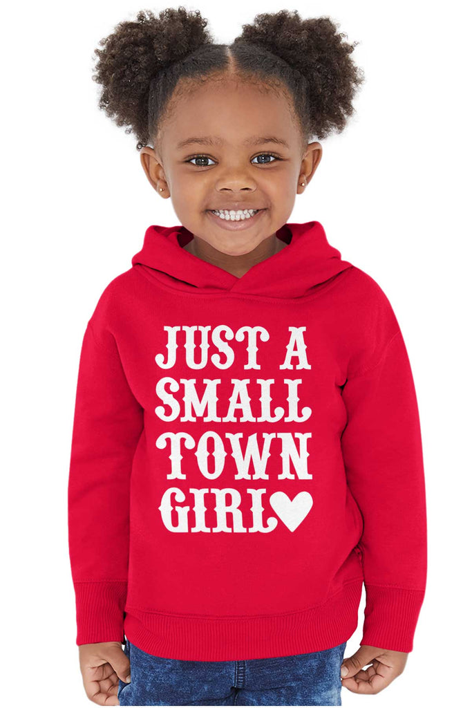Small Town Girl Toddler Pullover Hoodie-Direct To Garment Print-Brisco Baby