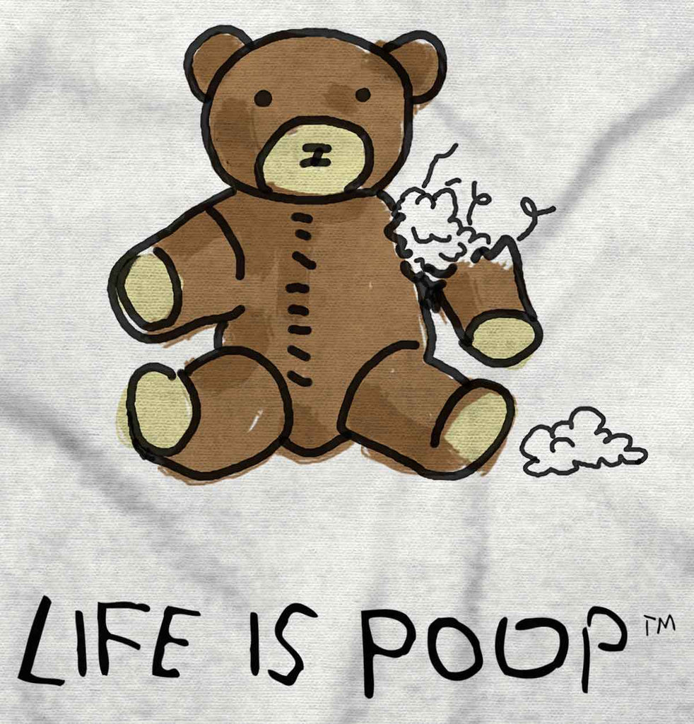 Ripped Teddy Bear Infant Toddler T Shirt-Direct To Garment Print-Brisco Baby