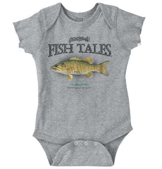 Smallmouth Bass Romper Bodysuit-Direct To Garment Print-Brisco Baby