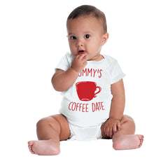 Mommy's Coffee Date Romper Bodysuit-Direct To Garment Print-Brisco Baby