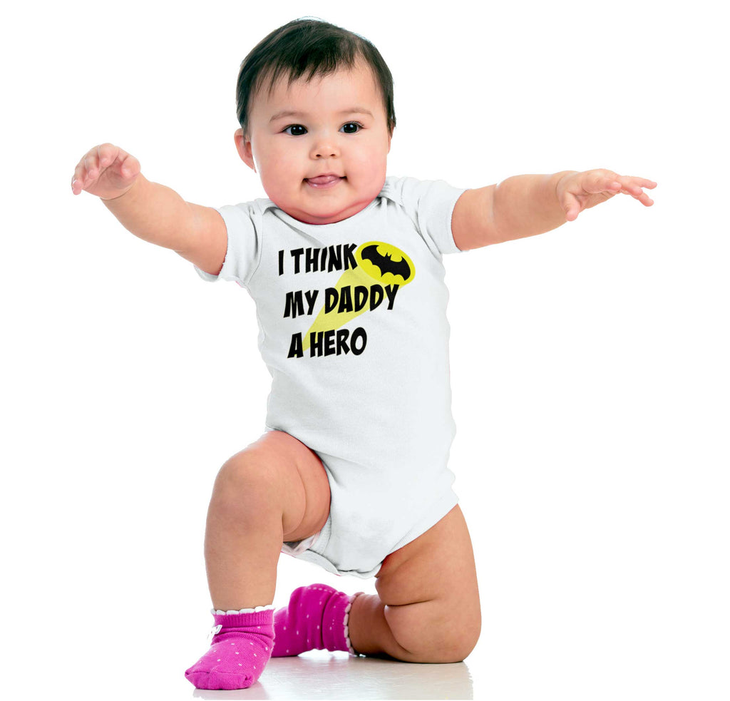 Daddy Is Batman Romper Bodysuit-Misc-Brisco Baby