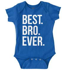 Best Bro Ever Romper Bodysuit-Direct To Garment Print-Brisco Baby