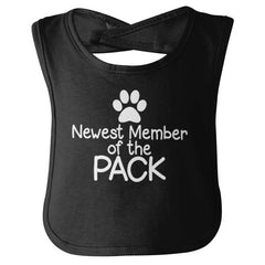 Member of the Pack Infant Baby Bib-Direct To Garment Print-Brisco Baby