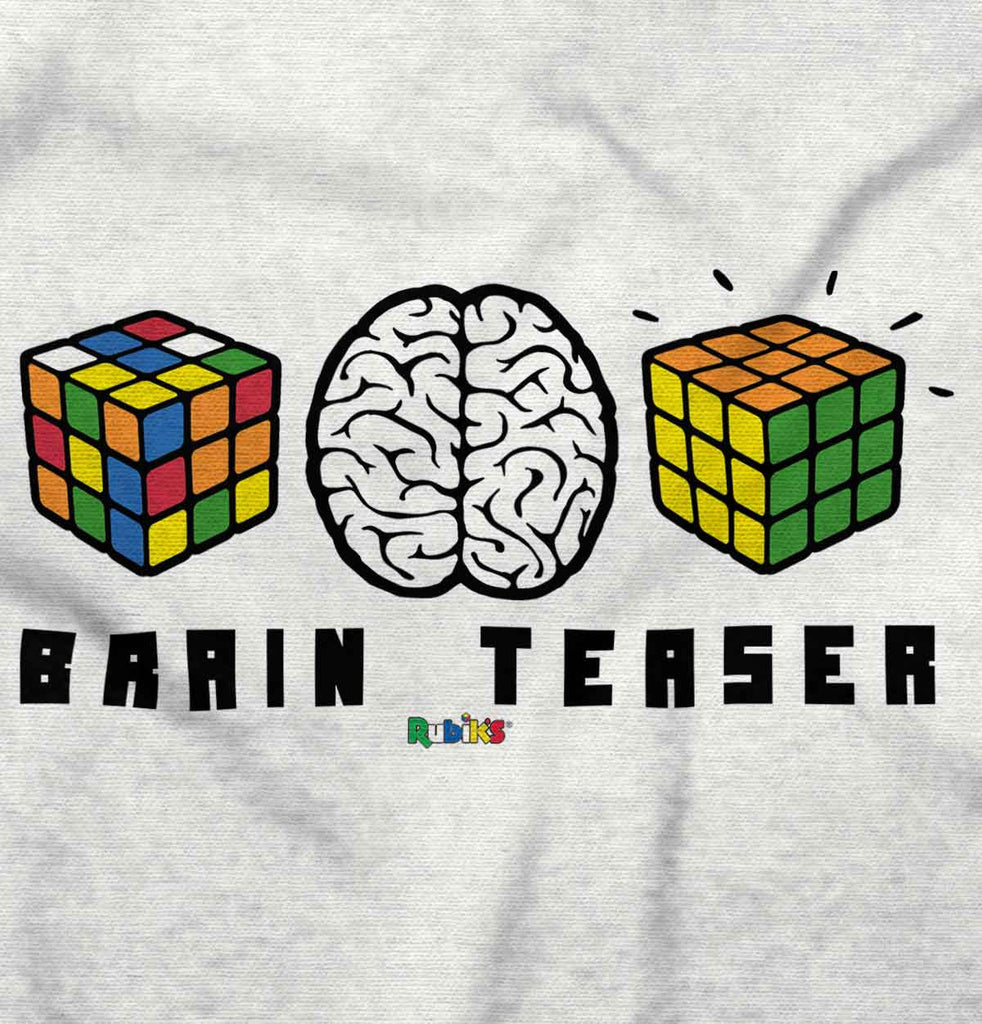 Brain Teaser Romper Bodysuit-Direct To Garment Print-Brisco Baby