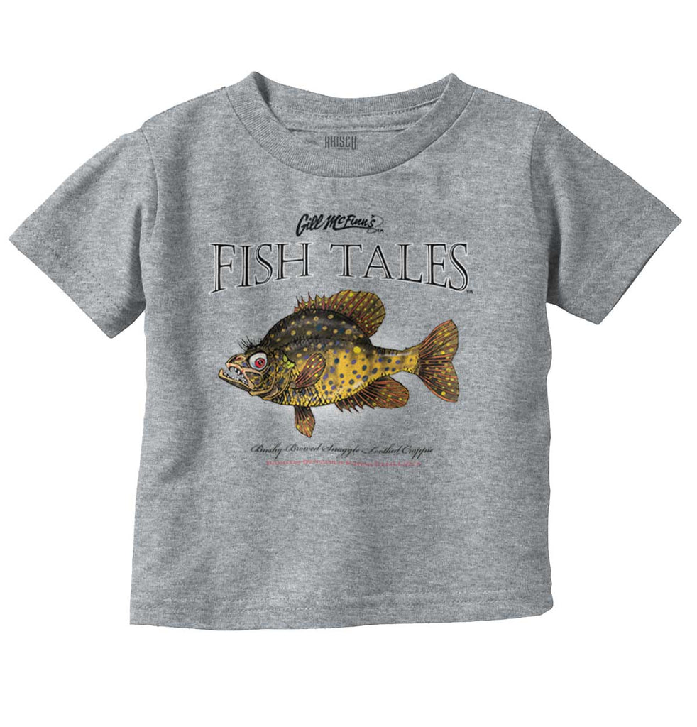 Bushy Browed Snaggle Infant Toddler T Shirt-Direct To Garment Print-Brisco Baby
