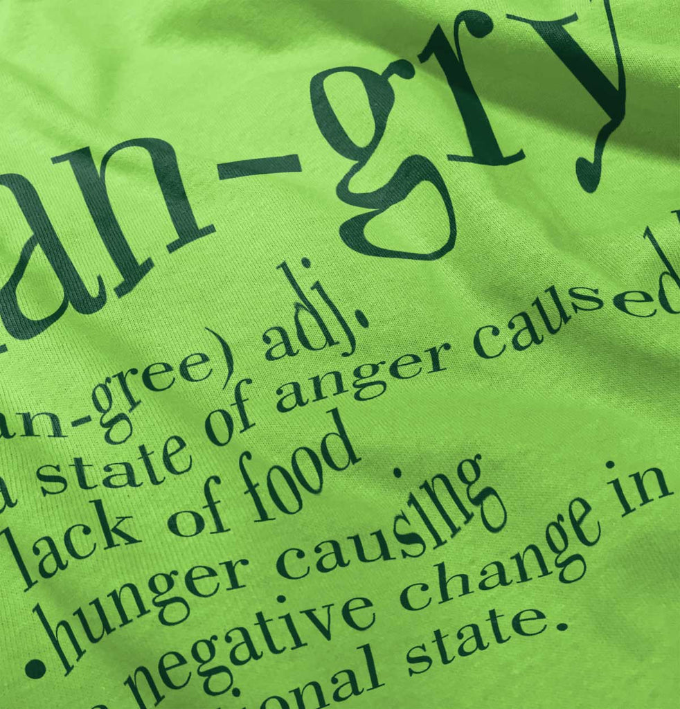 Hangry Definition Romper Bodysuit-Direct To Garment Print-Brisco Baby