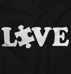 Love Autism Infant Baby Bib-Direct To Garment Print-Brisco Baby