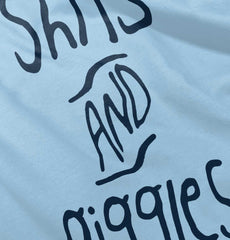 Shits and Giggles Infant Toddler T Shirt-Direct To Garment Print-Brisco Baby