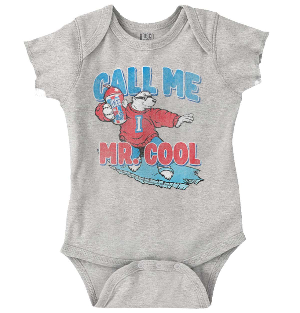 Call Me Mr. Cool Romper Bodysuit-Direct To Garment Print-Brisco Baby