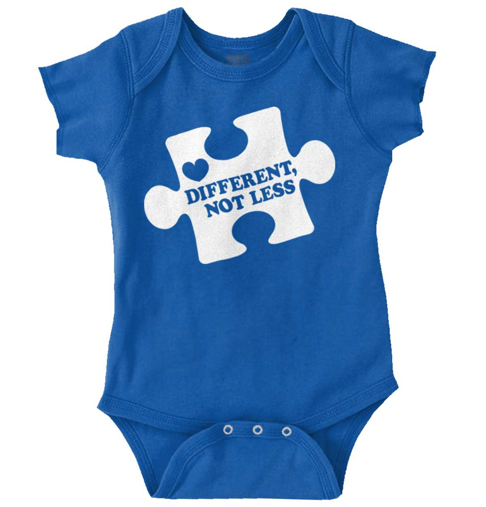 Different Not Less Romper Bodysuit-Direct To Garment Print-Brisco Baby