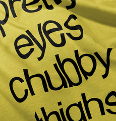 Chubby Thighs Romper Bodysuit-Direct To Garment Print-Brisco Baby