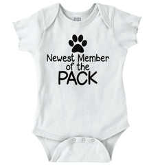 Member of the Pack Romper Bodysuit-Direct To Garment Print-Brisco Baby