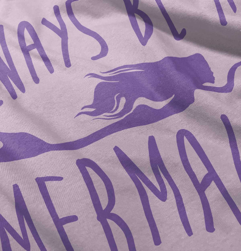 Always Be A Mermaid Infant Baby Bib-Direct To Garment Print-Brisco Baby