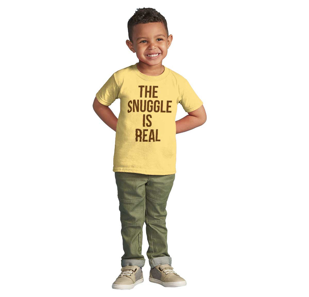 The Snuggle Is Real Infant Toddler T Shirt-Direct To Garment Print-Brisco Baby