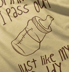 Like My Daddy Romper Bodysuit-Direct To Garment Print-Brisco Baby